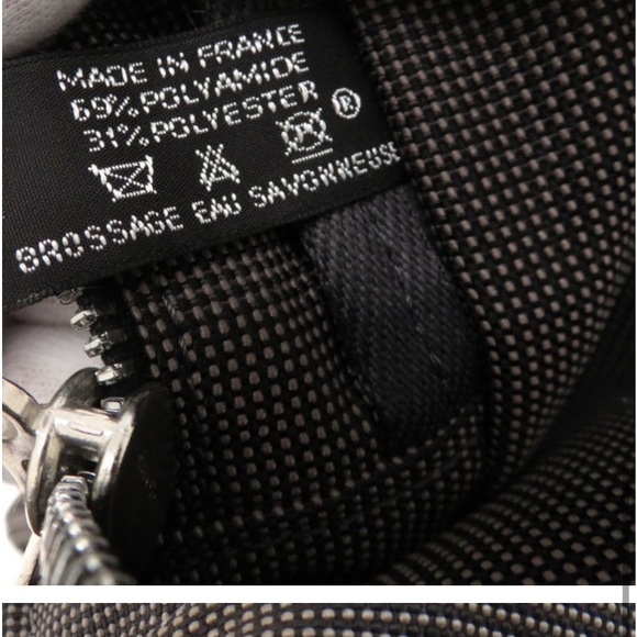 HERMES GREY Canvas Unisex TOTE - Picture 8 of 13